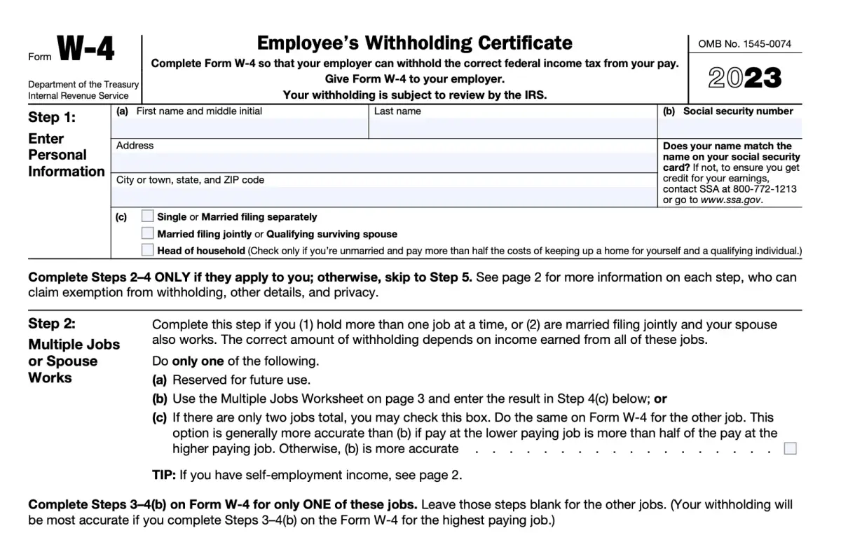How to Fill Out IRS Form W-4, Step by Step